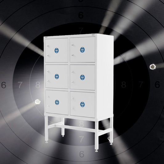 Appointment Belt Locker – 6 Door Dual Lock