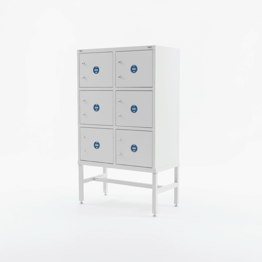 Appointment Belt Locker – 6 Door Dual Lock